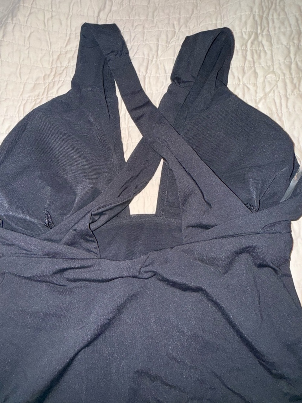 Calia womens cutout halter one piece swimtui black sz 6 - Picture 7 of 7